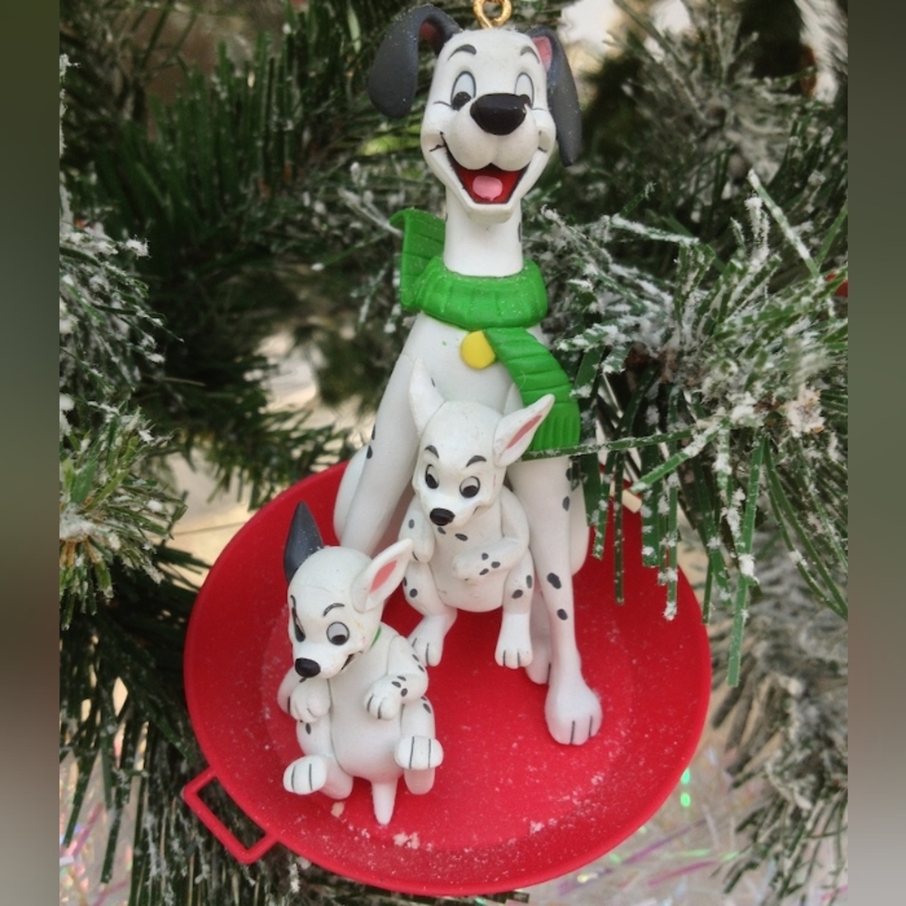 101 Dalmatians Grolier Christmas Magic Disney Ornament with Box
